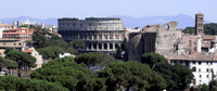A Rome skyline centered on the Coliseum